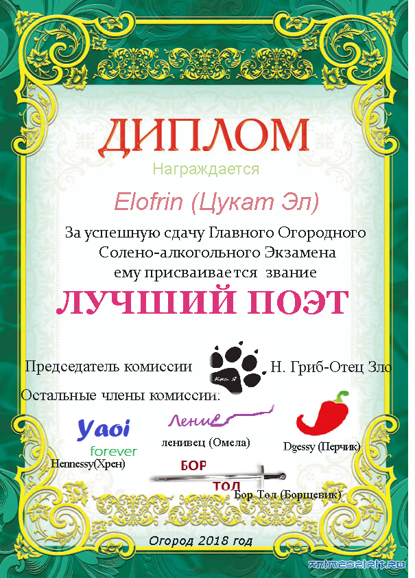 � ���� ��������, ��������� !!! / Happy Birthday, Elofrin!!!